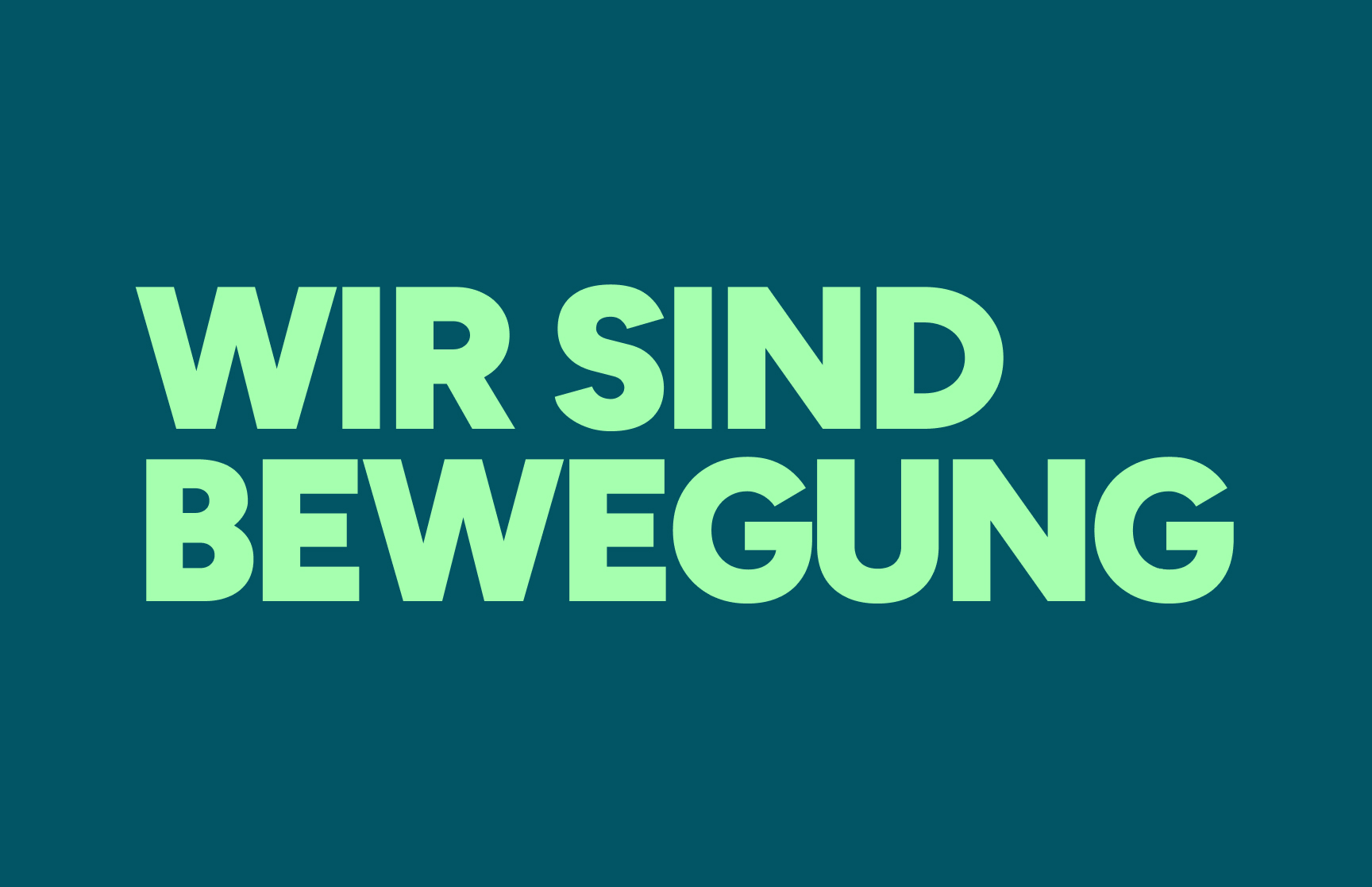 Neuer Claim „Wir sind Bewegung“ von Physio Plus in frischer Corporate Identity Farbwelt und moderner Schrift, entwickelt von THIS IS JUJU.